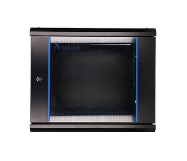 ExtraLink Wisząca 19" 9U 600x600mm (czarna) - 489306 - zdjęcie 6